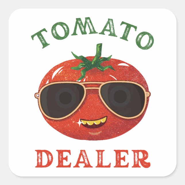 Tomatogat Tomato Händlerplatz Aufkleber (Vorderseite)