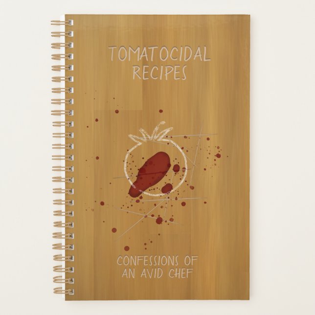 Tomatozid Chalk Kontur Blutspatterkriminalität Wit Planer (Vorderseite)
