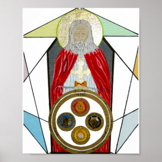 Tomb des Christlichen Rosenkreutz Poster