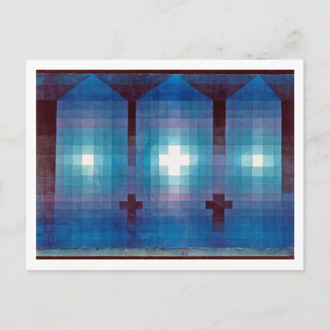 Tomb in Three, Klee Postkarte (Vorderseite)