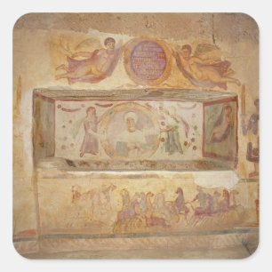 Tomb von Aelia Arisuth Quadratischer Aufkleber