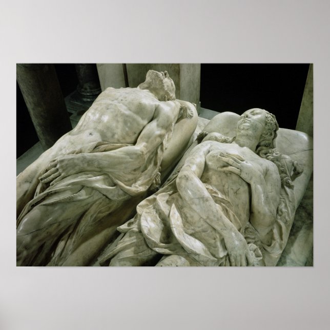 Tomb von Catherine de Medici und Henri II Poster (Vorne)