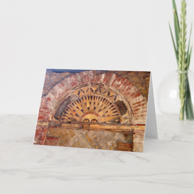 Tomba degli Archetti Sun Relief - Ostia Antica - Karte (Vorderseite)