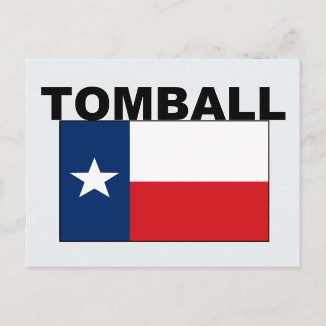 Tomball, X Postkarte (Vorderseite)