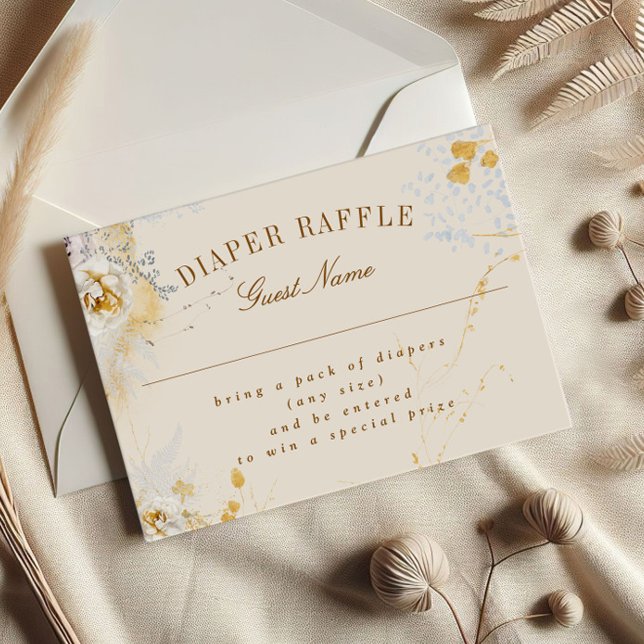 Tombola für botanische Krandusche Mitteilungskarte (Von Creator hochgeladen)