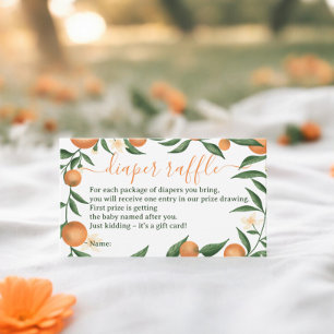 Tombola-Süsse Begleitkarte