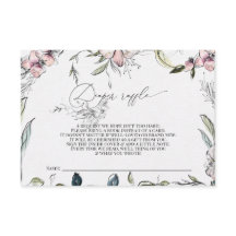 Tombolekarte - Kinderdusche - rustikal