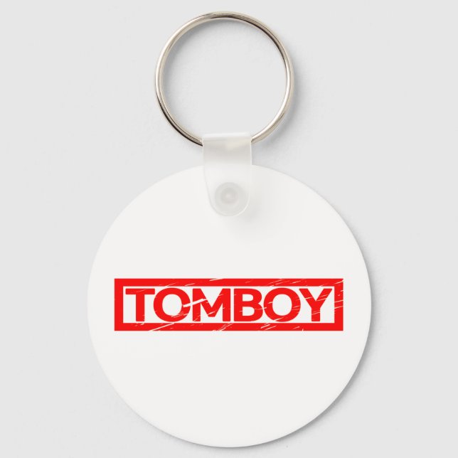 Tomboy-Briefmarke Schlüsselanhänger (Vorderseite)