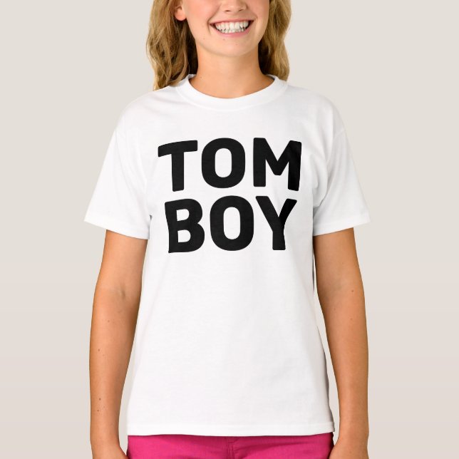 TOMBOY-MÄDCHEN T-SHIRT (Vorderseite)
