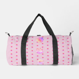 Tomboy-Rosa-Blumen-Dufflebag Duffle Bag