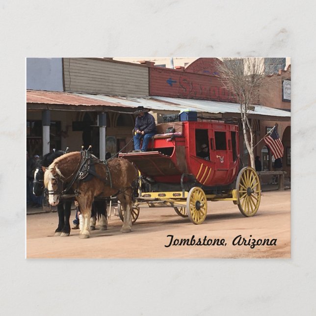 Tombstone, Arizona Postkarte (Vorderseite)