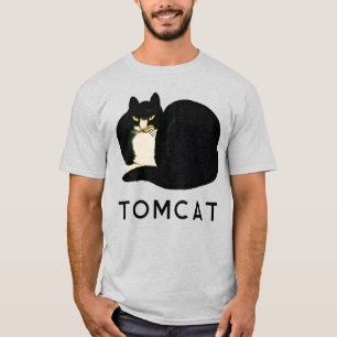 Tomcat Chinese Qing Dynsty Black Manchu Cat T-Shirt