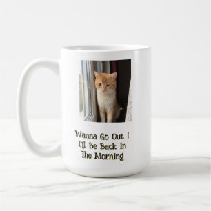 Tomcat, Foto, Lustiger Text Vorne Hinten, Anpassen Kaffeetasse