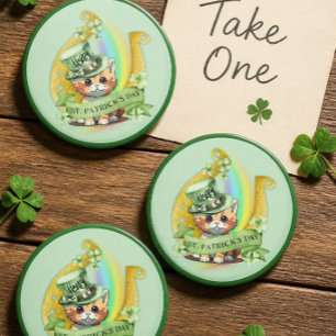 Tomcat Frohe St. Patrick's Day Magnet
