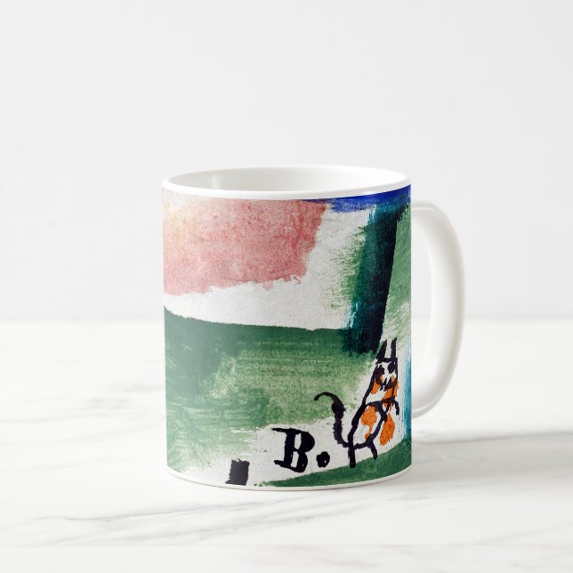 Tomcat-Turf, Paul Klee-Kaffee-Tasse Kaffeetasse (VorderseiteRechts)