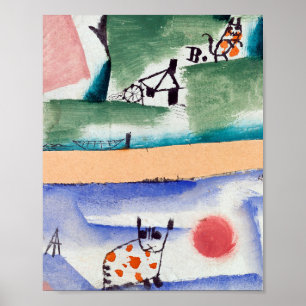 Tomcat's Turf : Paul Klee 1919 Poster