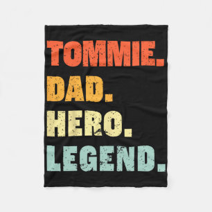 Tommie Dad Held Legende Personalisierter Benutzern Fleecedecke