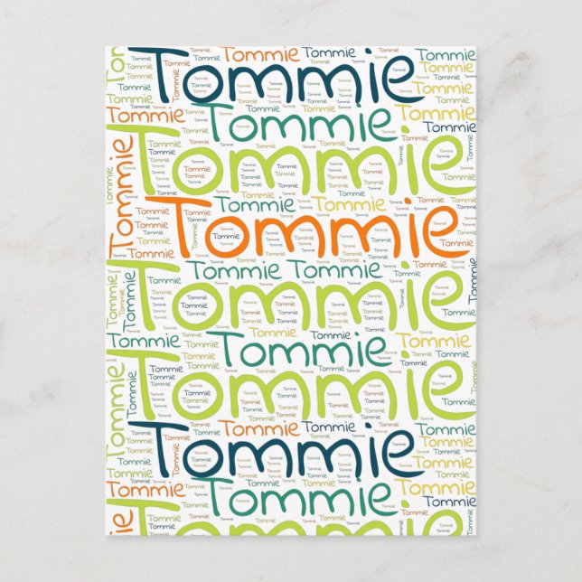 Tommie Postkarte (Vorderseite)