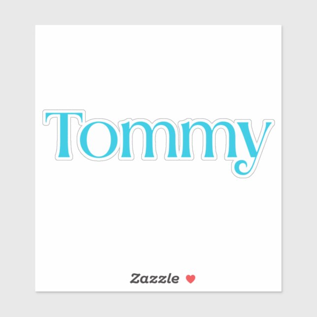 Tommy Aufkleber (Blatt)