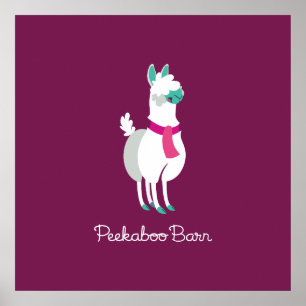 Tommy das Lama Poster