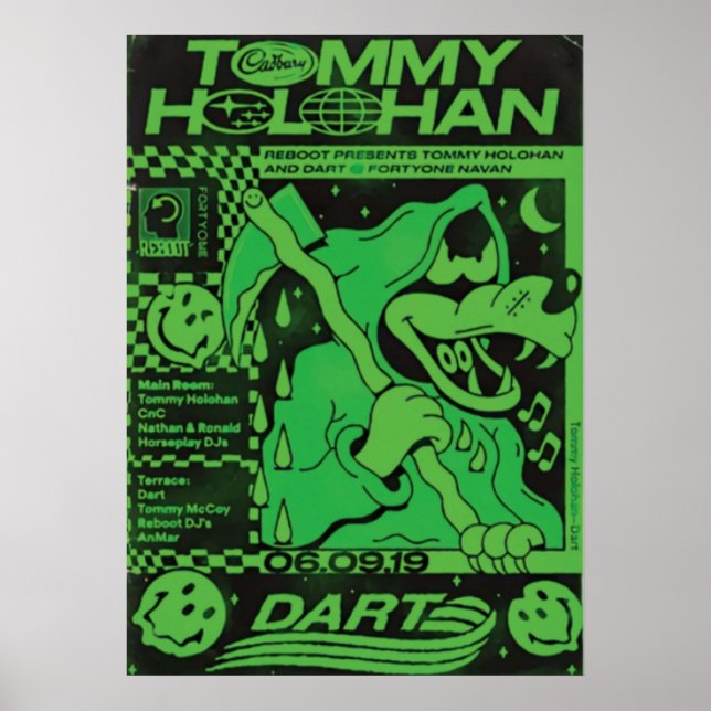 Tommy Holohan Rave Poster (Vorne)