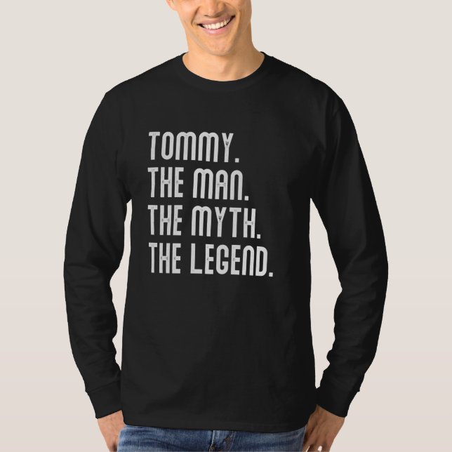 TOMMY Man Myth Legend Shirt Geschenke für Mens Fun (Vorderseite)