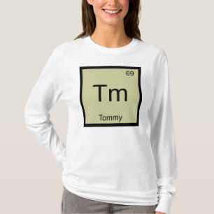 Tommy Name Chemie Element Periodensystem T-Shirt