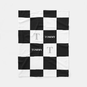 TOMMY Name Custom Kids Unisex Kinderzimmer Name Re Fleecedecke