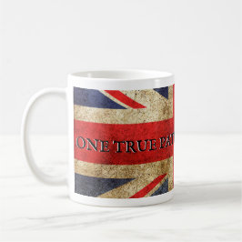 Tommy Robinson - One True Patriot (mit Flagge) Tas Kaffeetasse