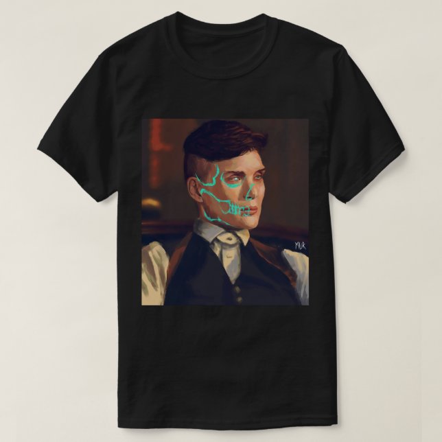 Tommy Shelby Peaky Bli, Graue Brüder (1) T-Shirt (Design vorne)