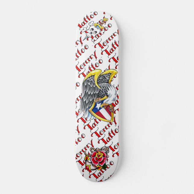 Tommy Tattoo Flash Skateboard (Vorderseite)