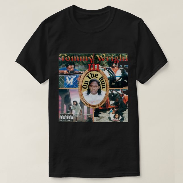 Tommy Wright III - Memphis Hip Hop Legend Es T-Shirt (Design vorne)