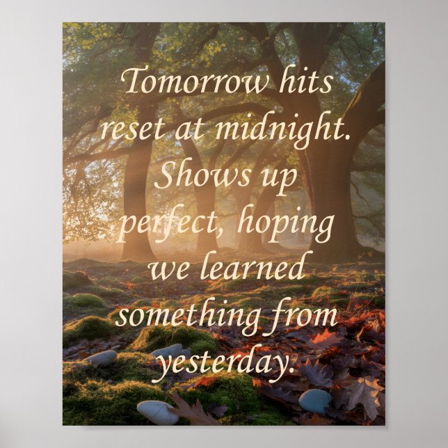 Tomorrows Poster (Vorne)