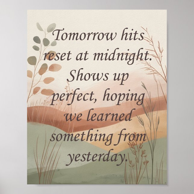 Tomorrows Poster (Vorne)