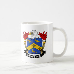 Tompkins Familienwappen Tasse