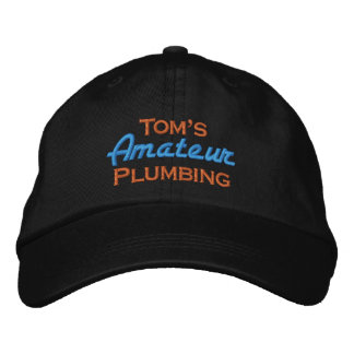 Tom's Amateur Plumbing Bestickte Baseballkappe
