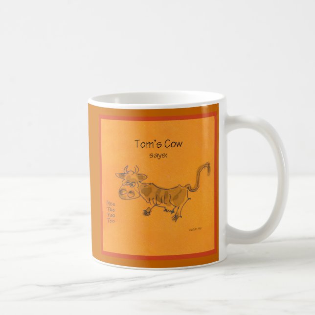 Toms Kuh-Kaffee-Tasse Kaffeetasse (Rechts)