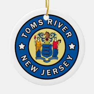 Toms River New Jersey Keramik Ornament