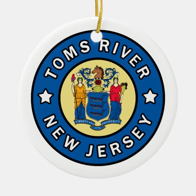Toms River New Jersey Keramik Ornament (Vorne)