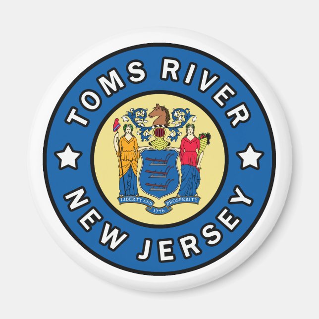 Toms River New Jersey Magnet (Vorne)