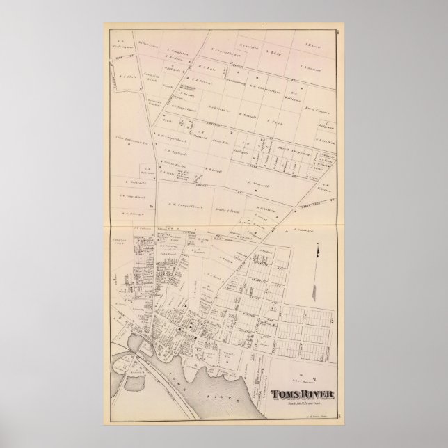 Toms River New Jersey Poster (Vorne)