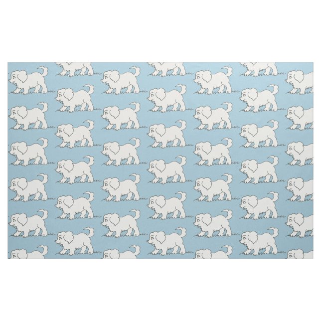 Toms Welpenstoff Stoff (Fat Quarter (45,7 x 55,9 cm))