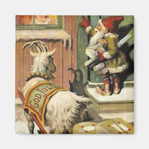 Tomte Nisse, alias Weihnachtsmann Magnet