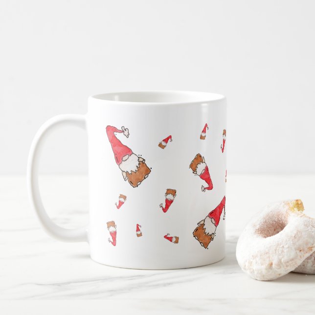 Tomte Time! Fun Coffee Tasse (Mit Donut)