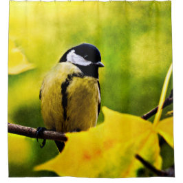 Tomtit - bis zur Saison verkleidet Duschvorhang