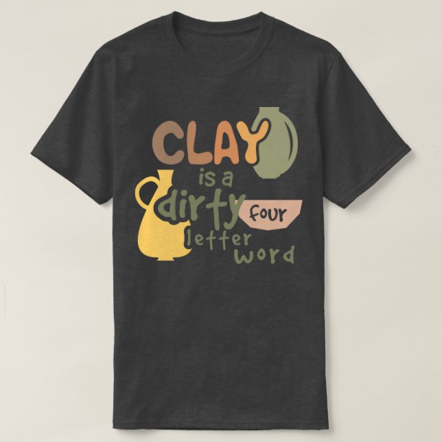 Ton für Keramik T-Shirt (Design vorne)