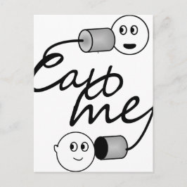 Ton kann mich anrufen postkarte