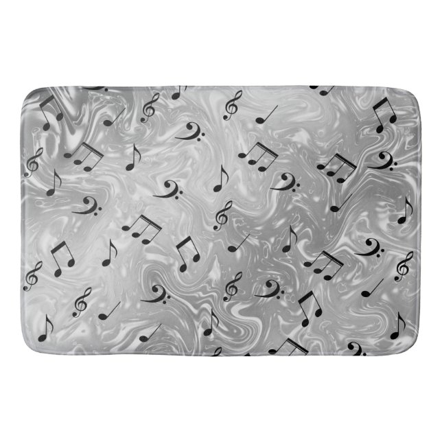 Ton, Metall, Musik, Musik, Zeichen, Note, Form, Badematte (Vorderseite)