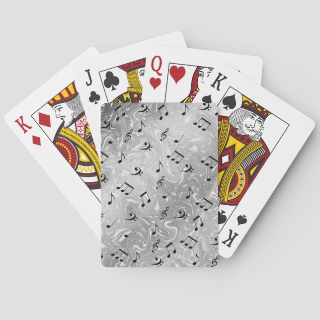 Ton, Metall, Musik, Musik, Zeichen, Note, Form, Spielkarten (Rückseite)