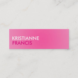 Ton-Minikarten des Rosas zwei Mini Visitenkarte